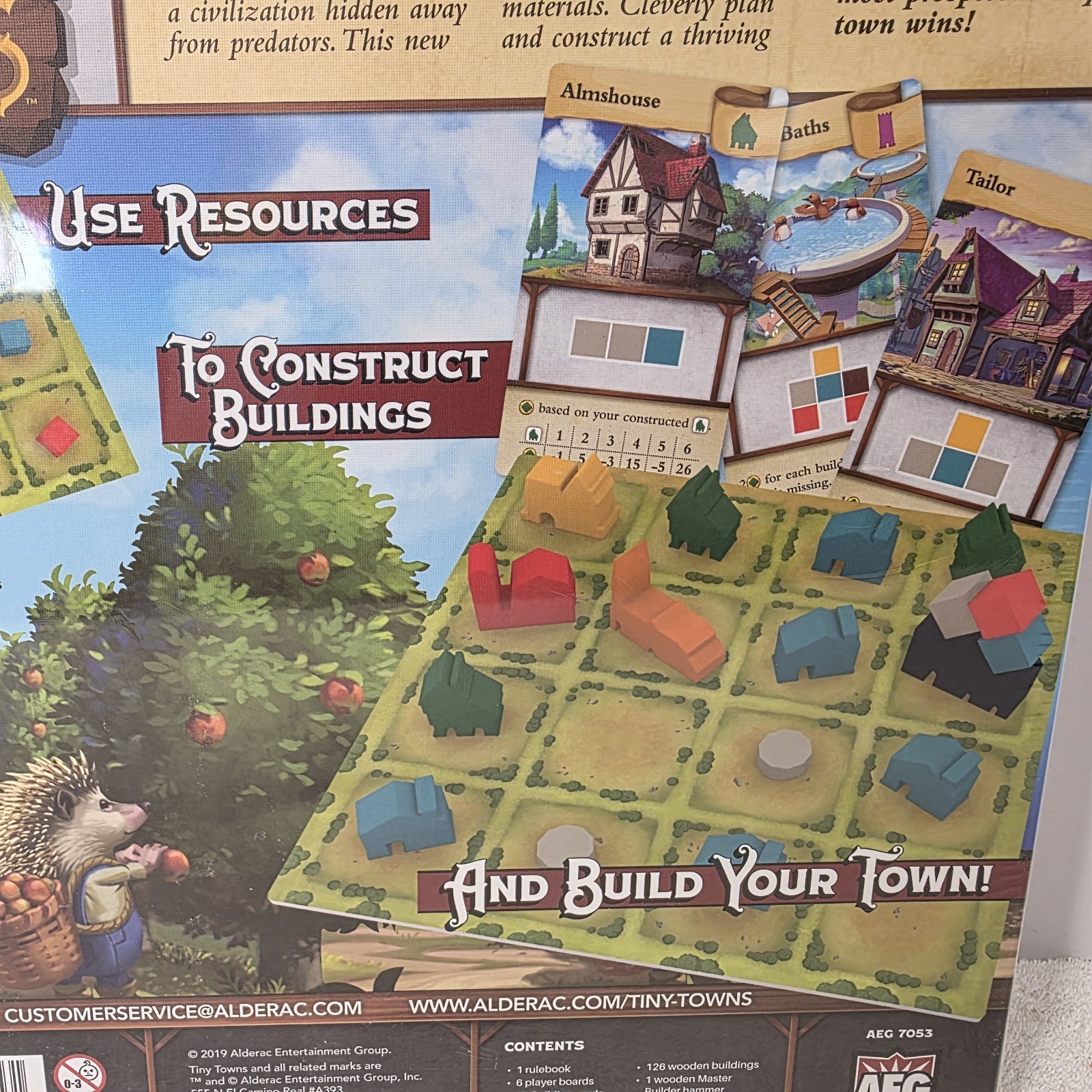 AEG Tiny Towns Board game by Peter Mcpherson NEW SEALED Ages 14+ 2019
