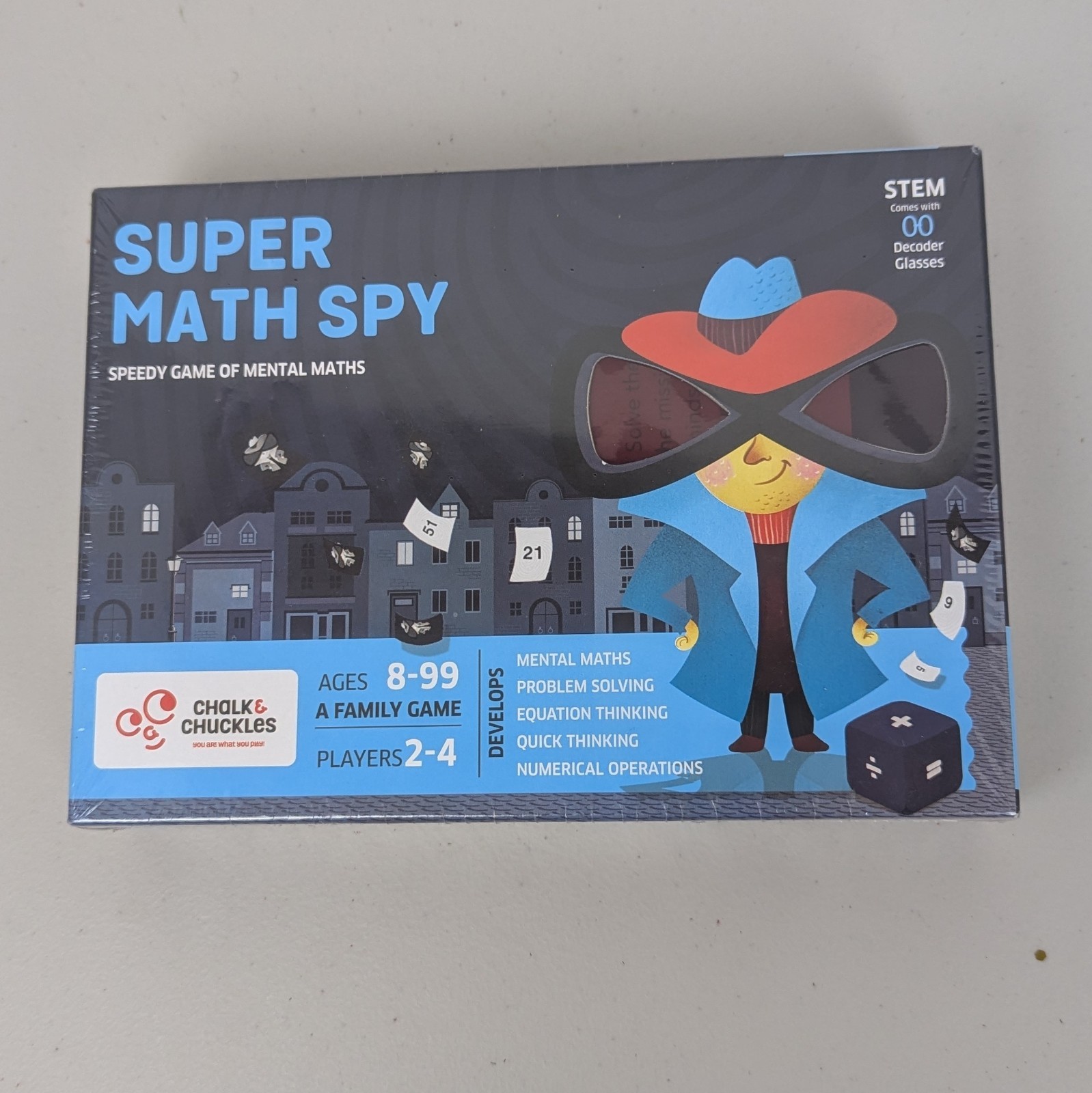 Super Math Spy Speedy Game of Math Logic & Problem Solving Skill Speed Brand New