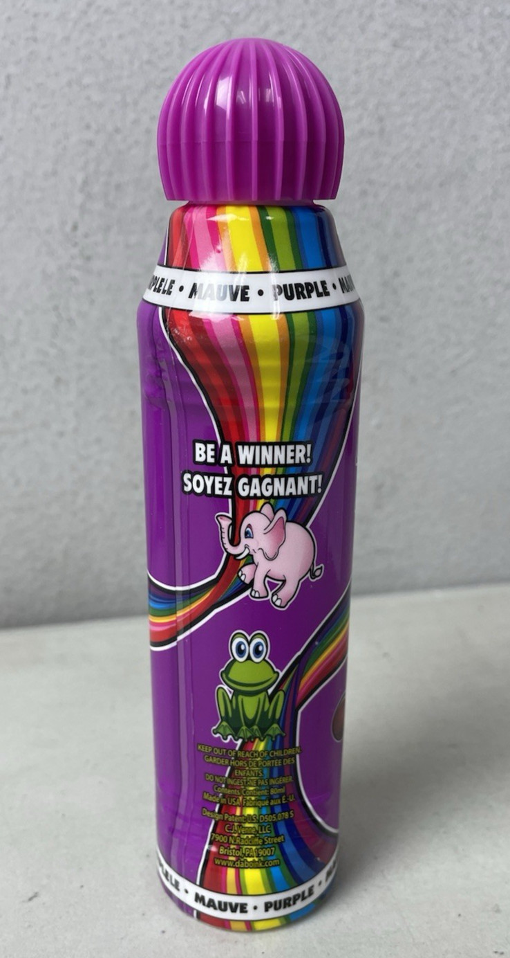 Dab O Ink Set of 3 Purple Bingo Markers Daubers 3 Ounces Each Win With These New