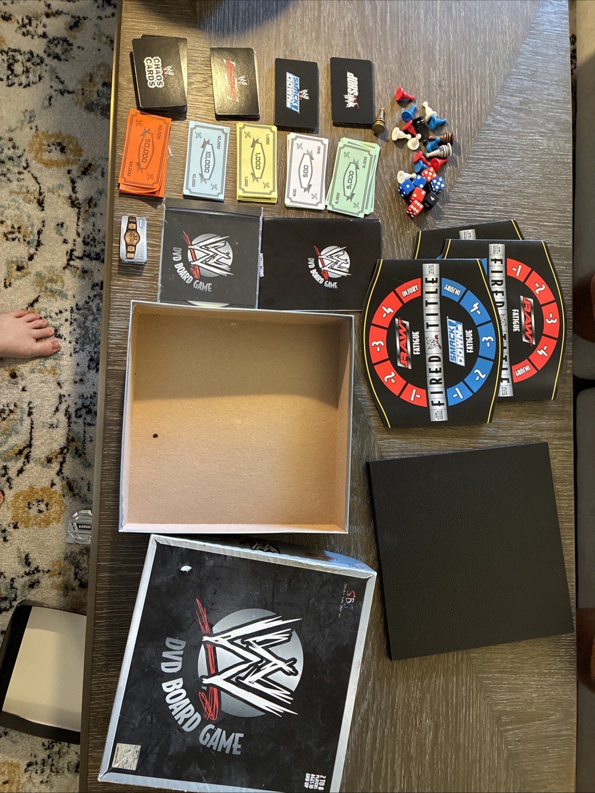 2006 WWE DVD Board Game Specialty Board Games SPG 2nd Edition Raw WW Smackdown