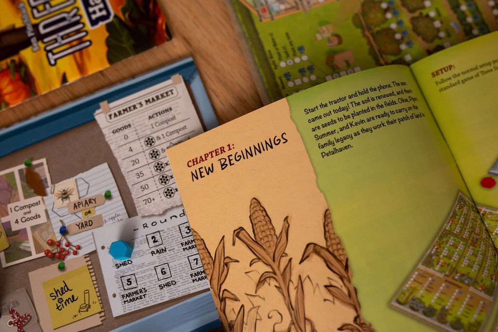Three Sisters : Harvest Edition Roll & Write Board Game – 25th Century Games