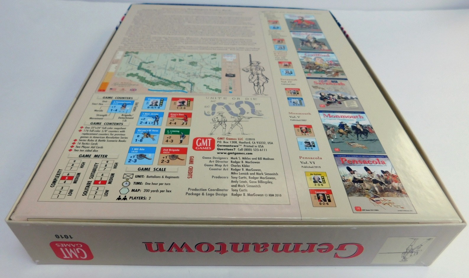 Germantown Battles American Revolution Series Volume V GMT NoRepl counters