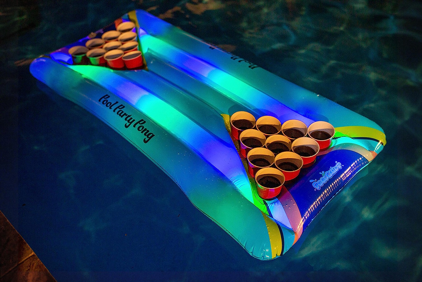 Inflatable Pool Party Pong Illuminated LED