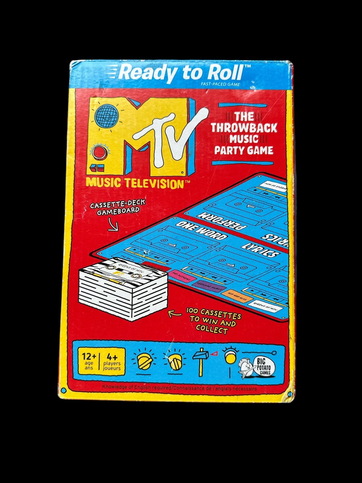 Vintage 1980s BIG POTATO GAMES MTV THE THROWBACK MUSIC PARTY GAME
