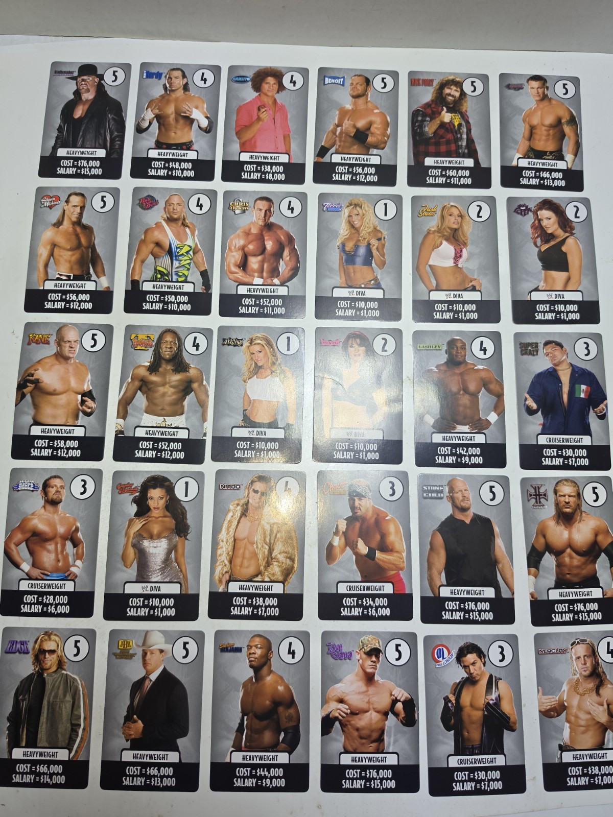 WWE DVD Board Game 2nd Edition Wrestling Raw Smackdown w/ Cards 2006 Complete