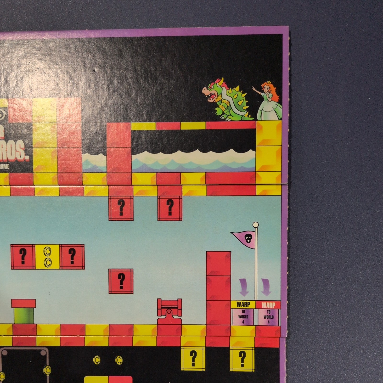 Vintage Super Mario Bros Board Game Milton Bradley 1988 USA
