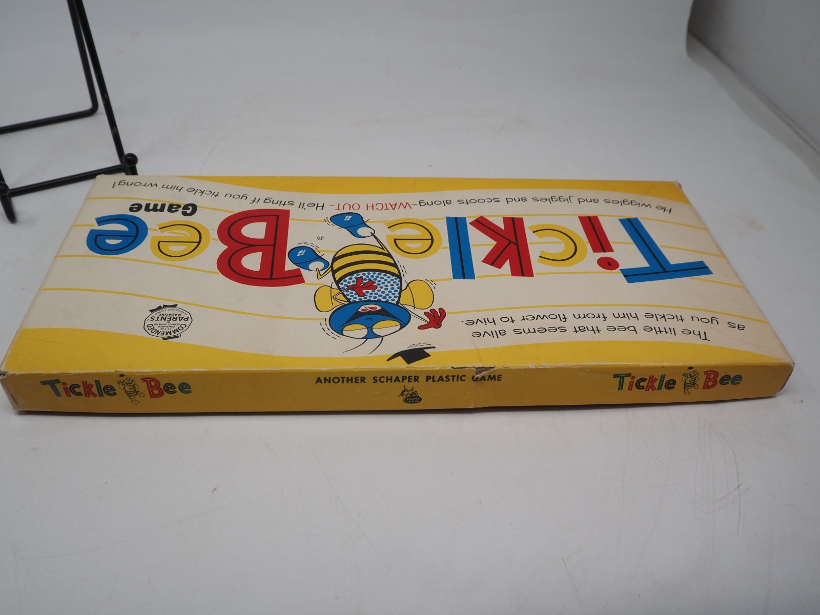 Vintage 1956 Tickle Bee Game Magnetic Maze by Schaper Toys – Complete