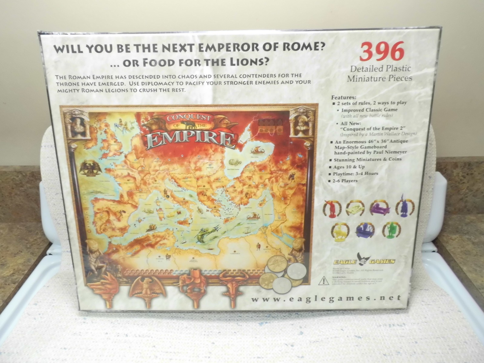 Conquest of the Empire Eagle Games 2005  complete NEW SEALED IN SHRINK NIB