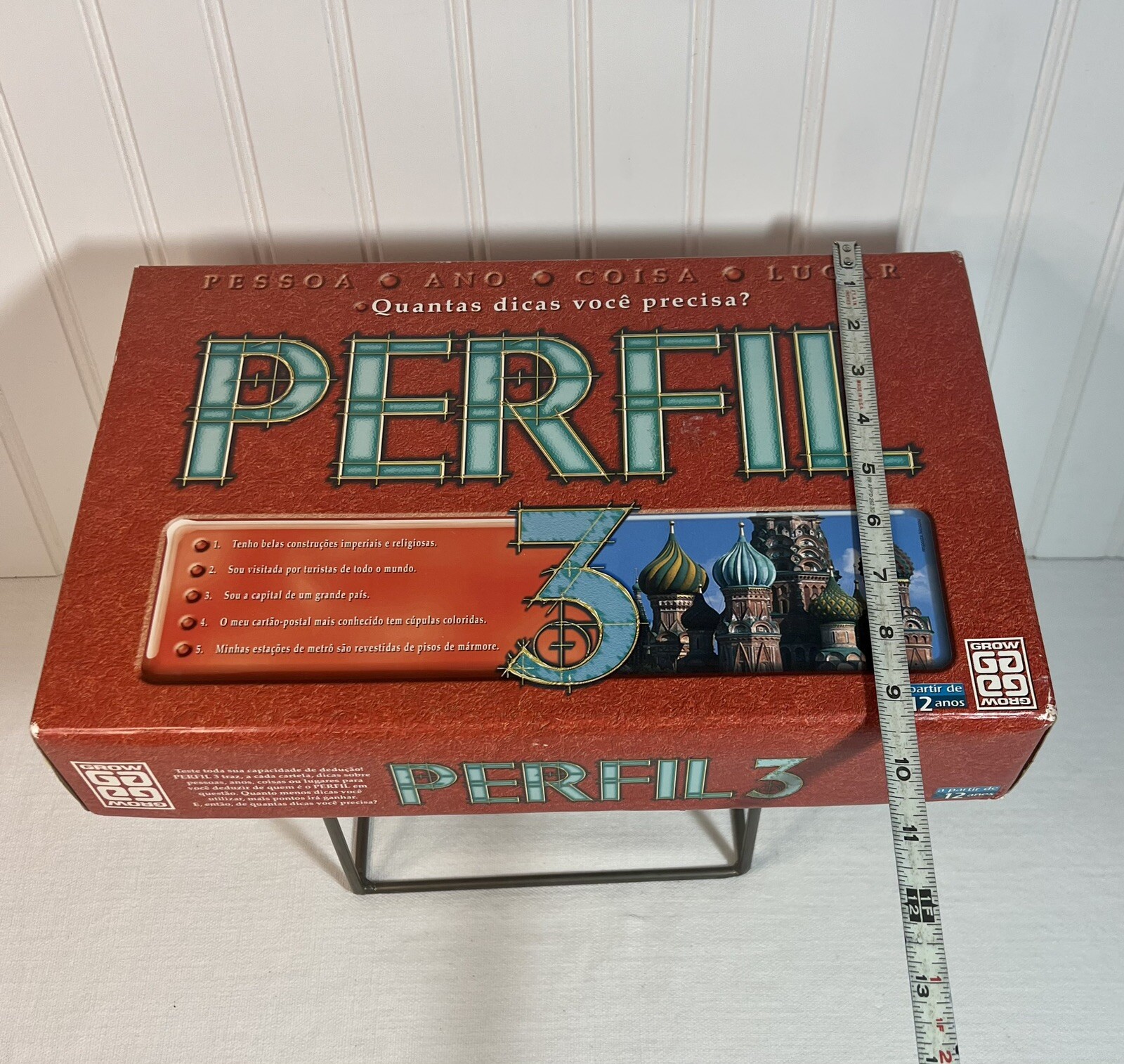 Jogo Perfil 3 Board Game By Grow Brazil Portuguese New Old Stock 12 Years And Up
