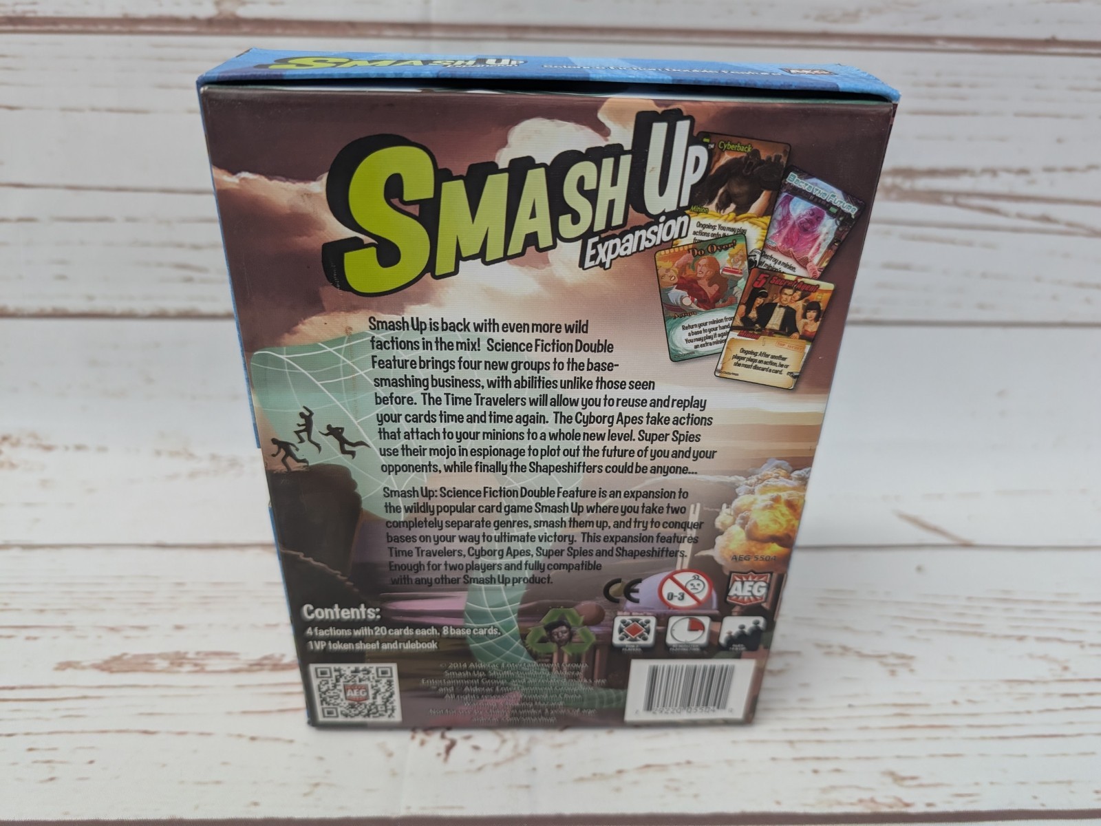 Smash Up Science Fiction Double Feature Expansion Board Card Game AEG