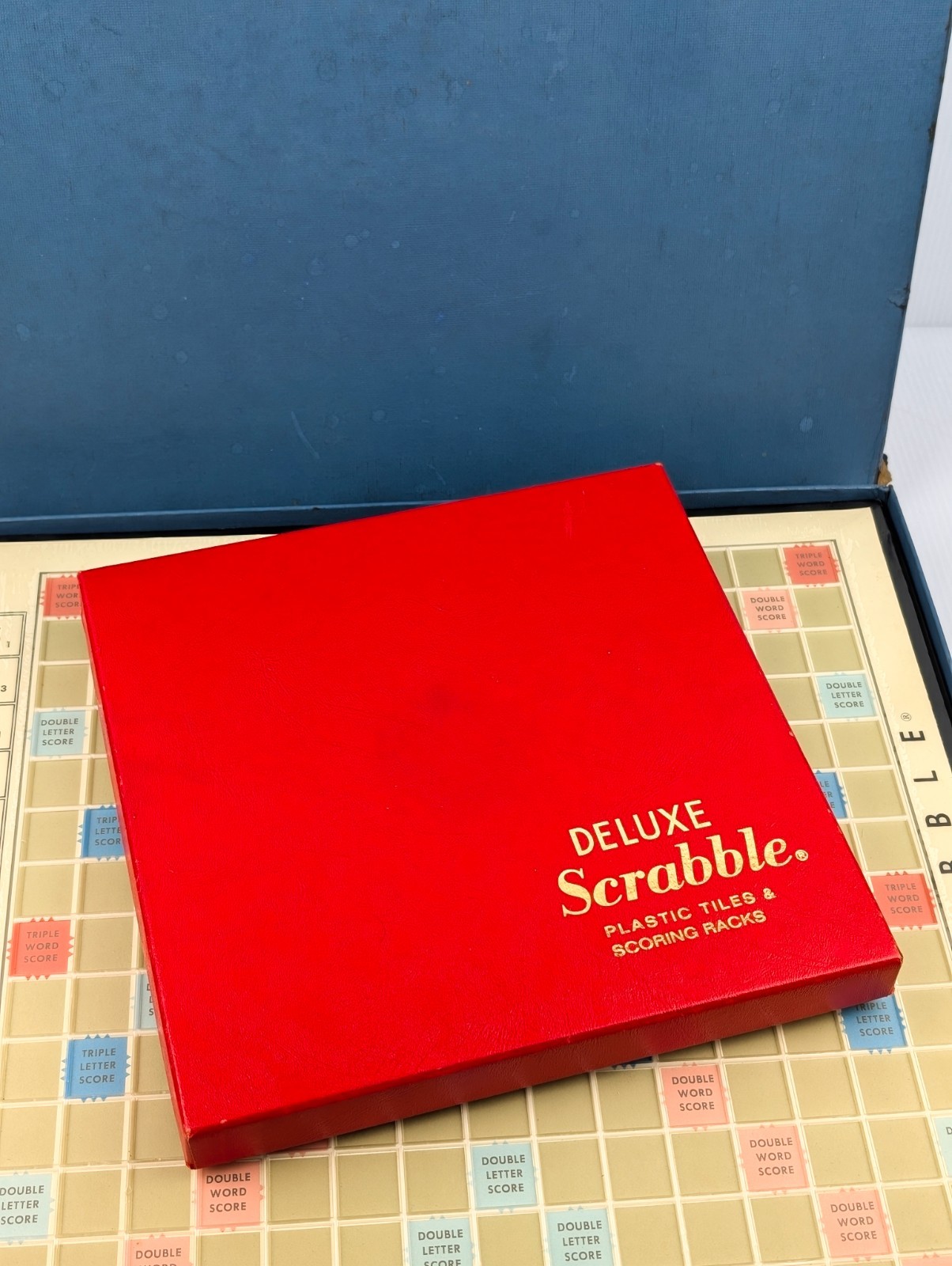 1966 Selchow/Righter DELUXE SCRABBLE Game Turntable 100% COMPLETE