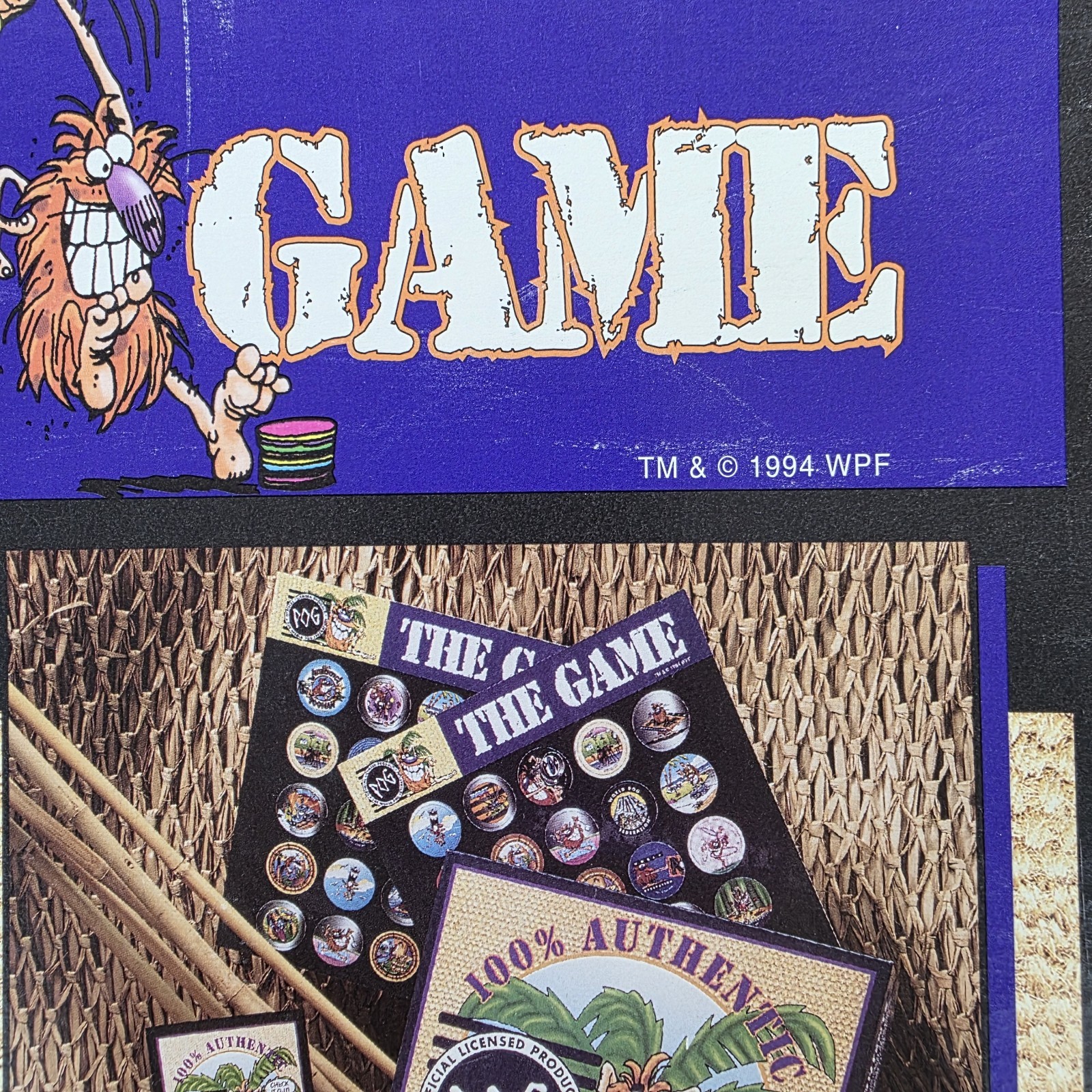 Vintage POG the Game World POG Federation Milton Bradley 1994
