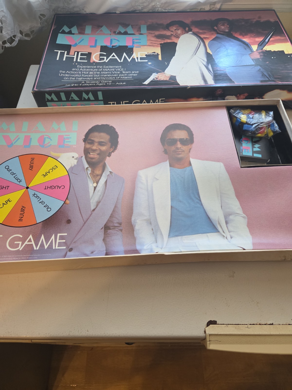 Miami Vice Miami Vice: The Game Strategy Board Game 2-4 Players 10+