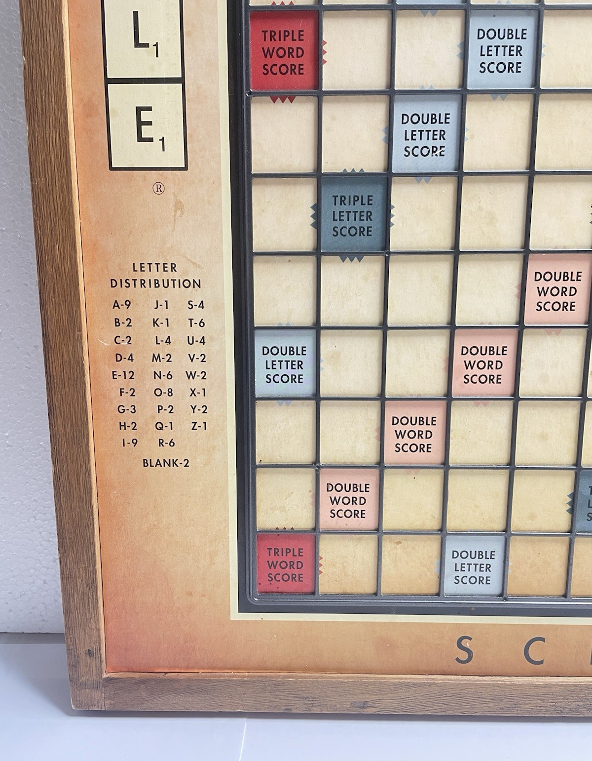 Scrabble Board Lazy-Susan LARGE – Restoration Hardware – Vintage Deluxe RH 26×26