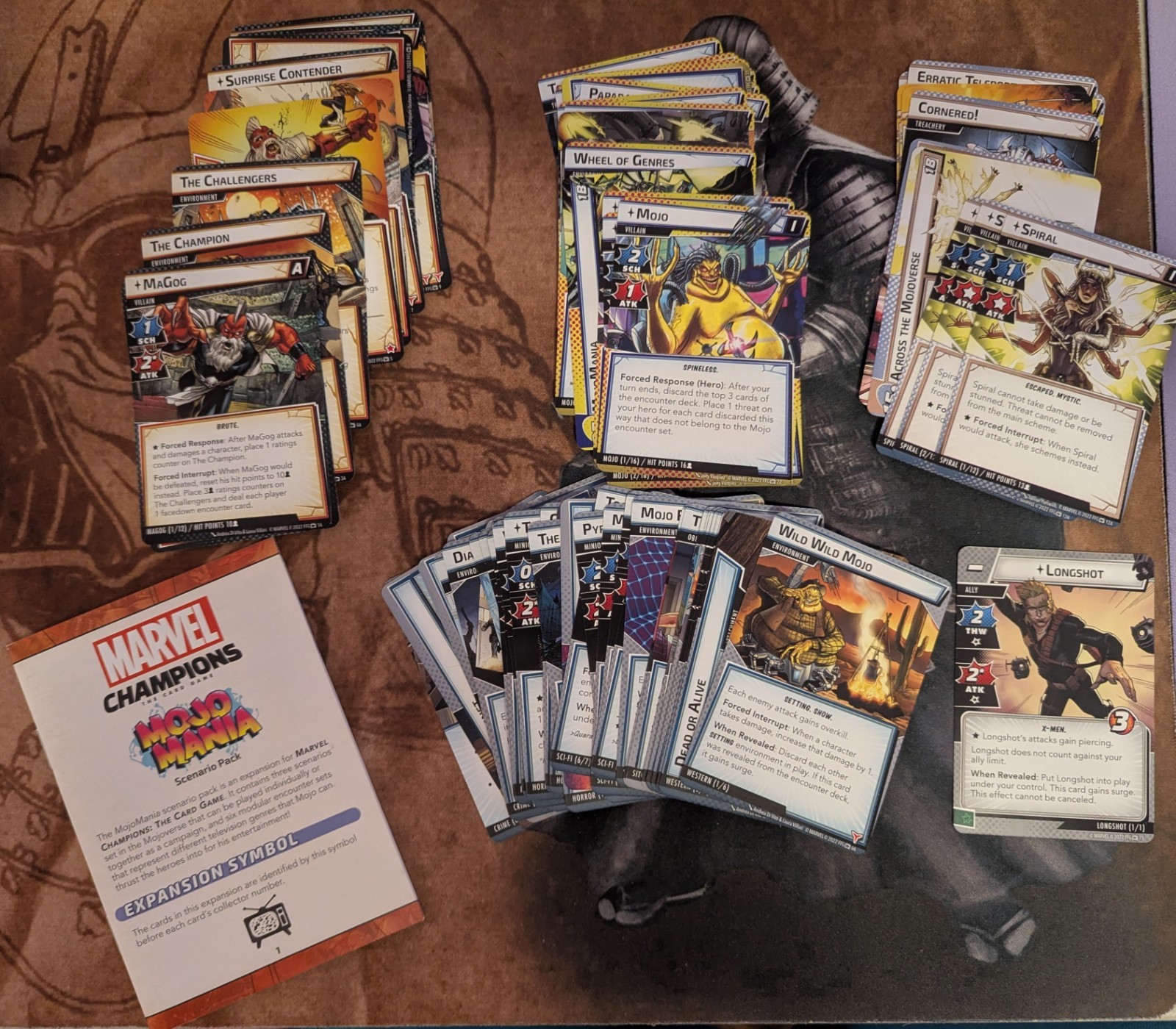 Marvel Champions Mojo Mania Scenario Expansion Pack Magog Spiral LCG FFG X-Men