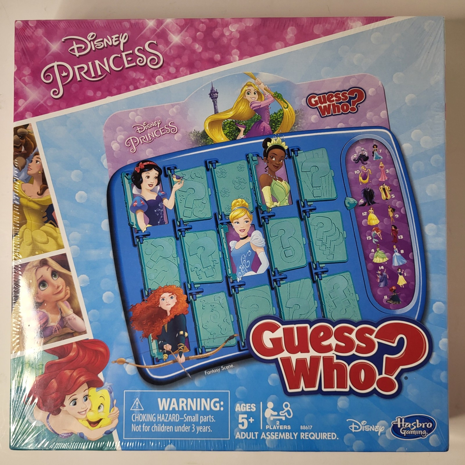 Disney Princess Guess Who? Board Game Preschool Game Hasbro Gaming Kids