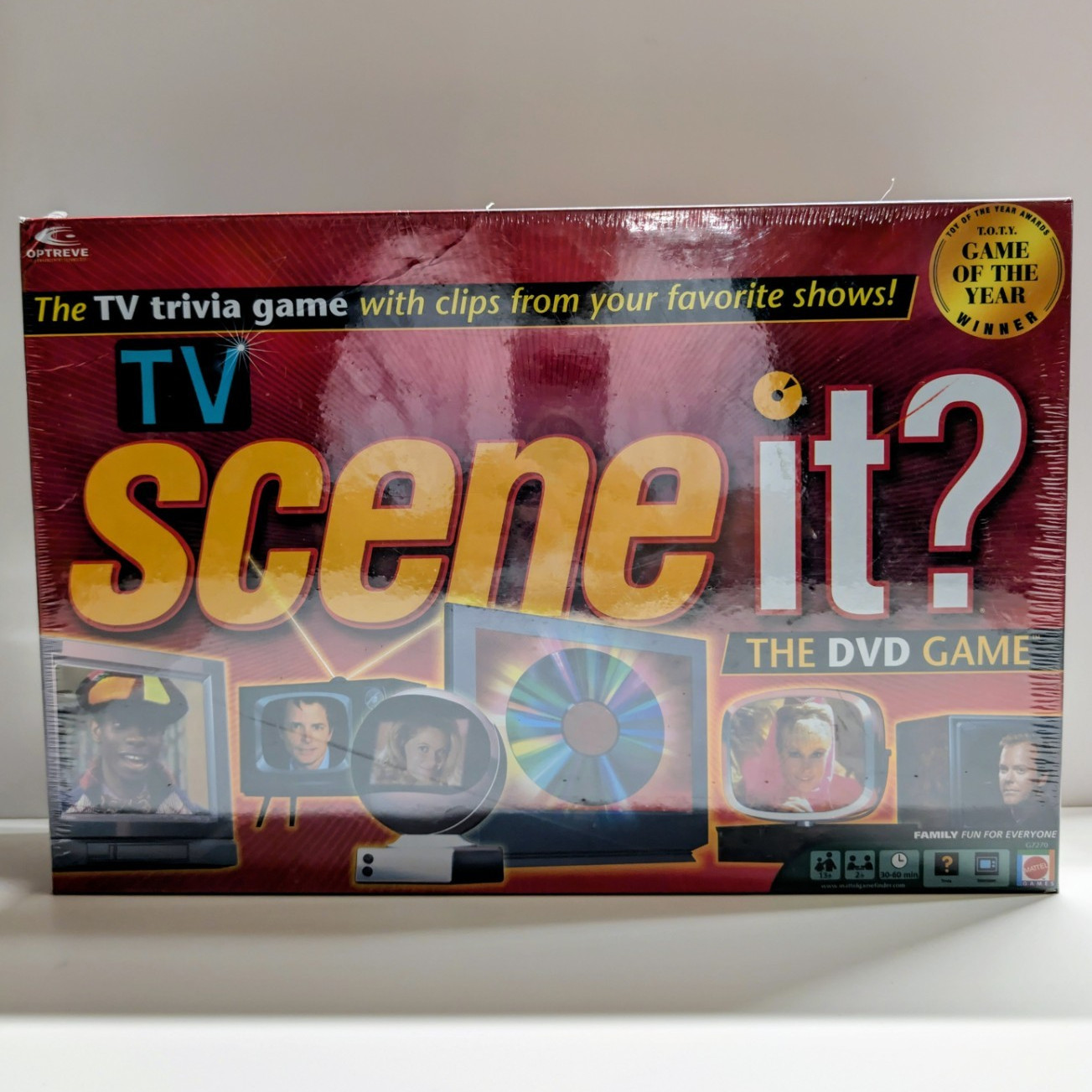 Screenlife TV Scene It? DVD Trivia Game 2004 G2720 Game of the Year Vintage
