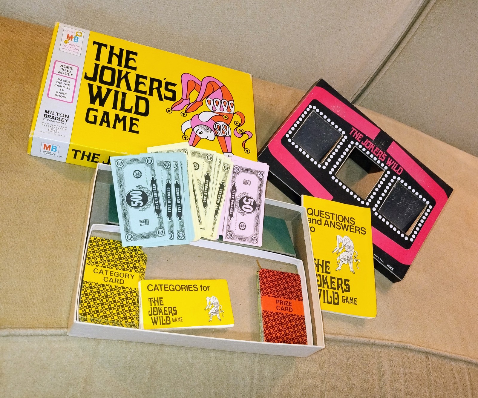 Vintage 1973 Milton Bradley The Jokers Wild Game #4316 Complete VGUC