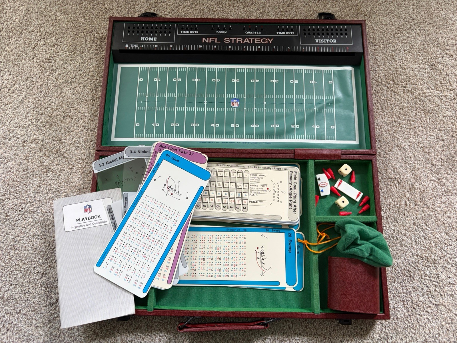 🏈🇺🇸 1987 NFL Tudor Football Strategy Board Game – Complete!