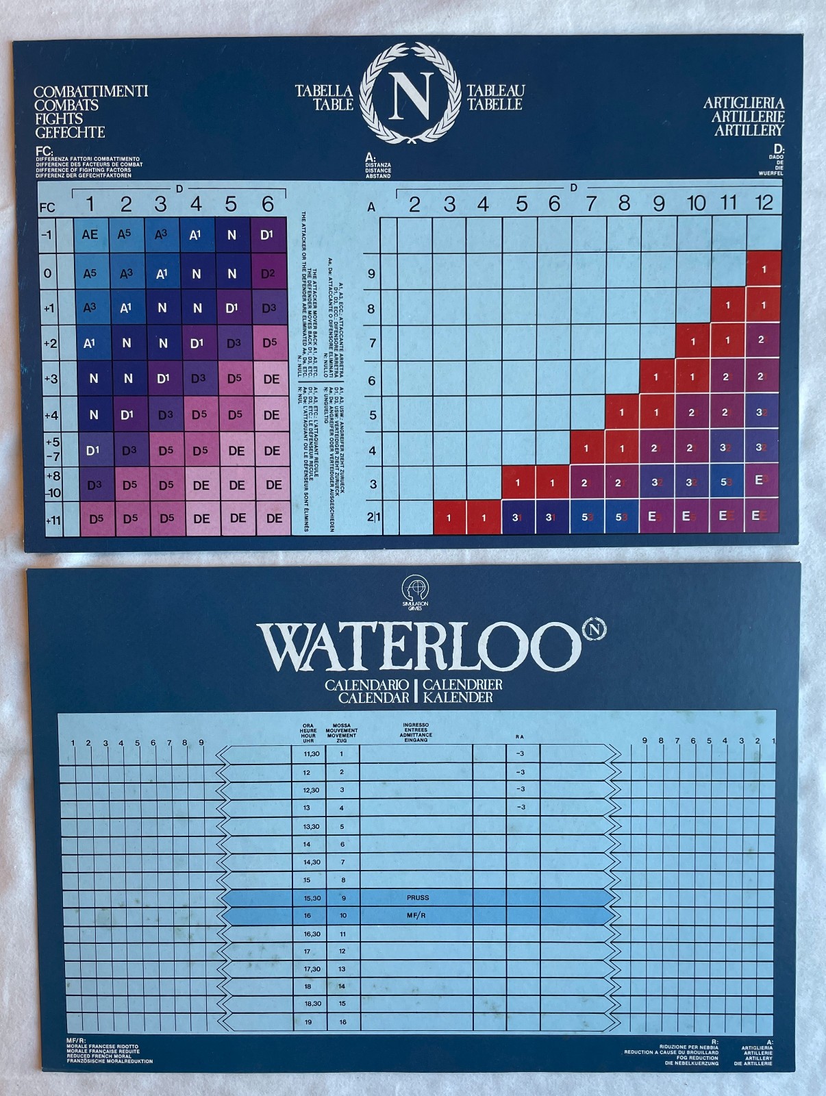 Waterloo The Last Great Battle International Team 1981 PUNCHED VG