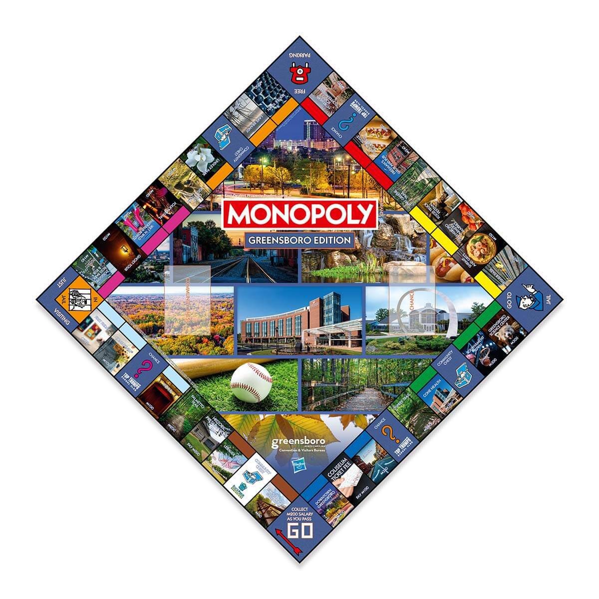 Greensboro, NC Monopoly Board Game