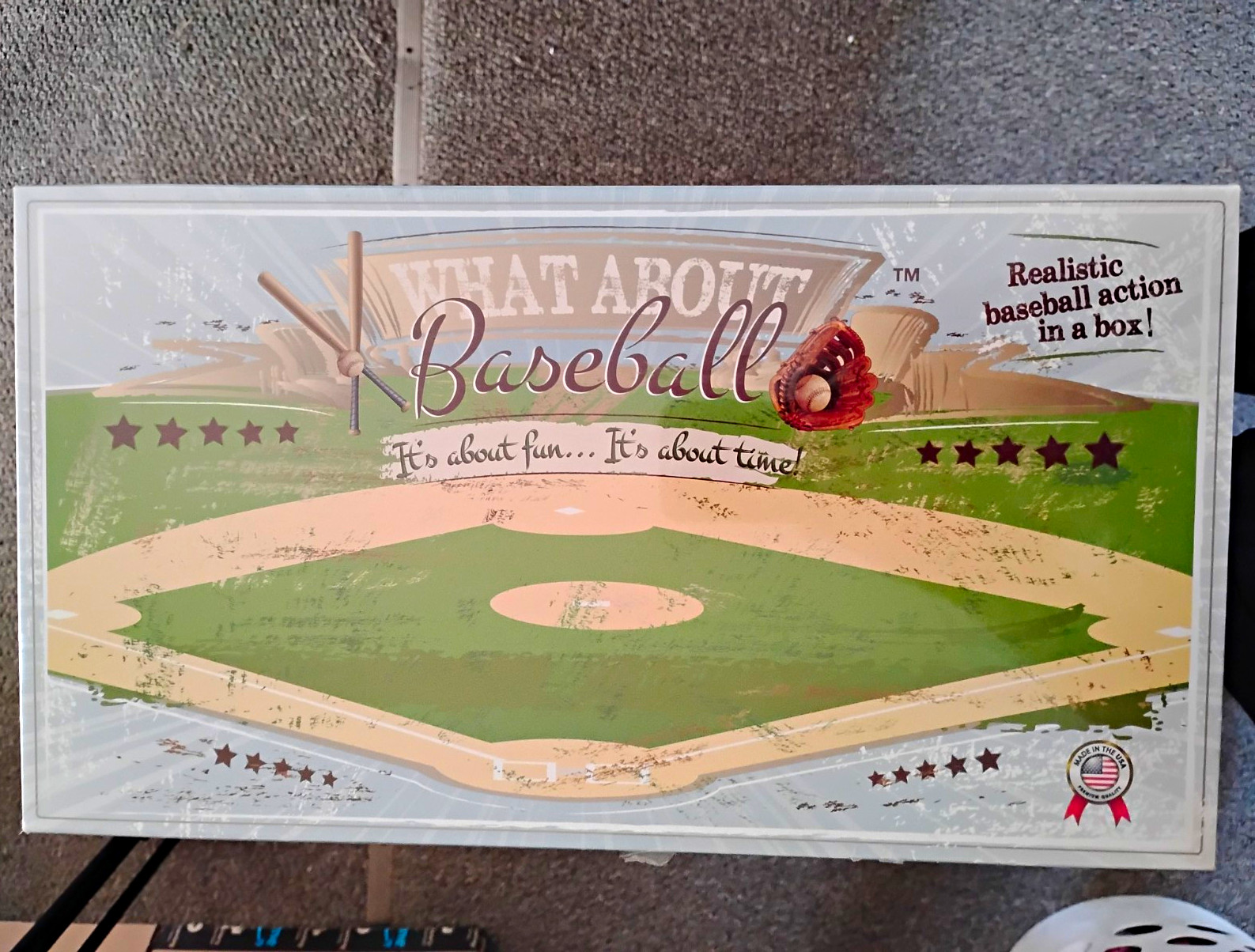 Nine Eagles LLC Baseball Board Game w/ Dice 2+ Players Age 8+ 2008 MBG-1 USA