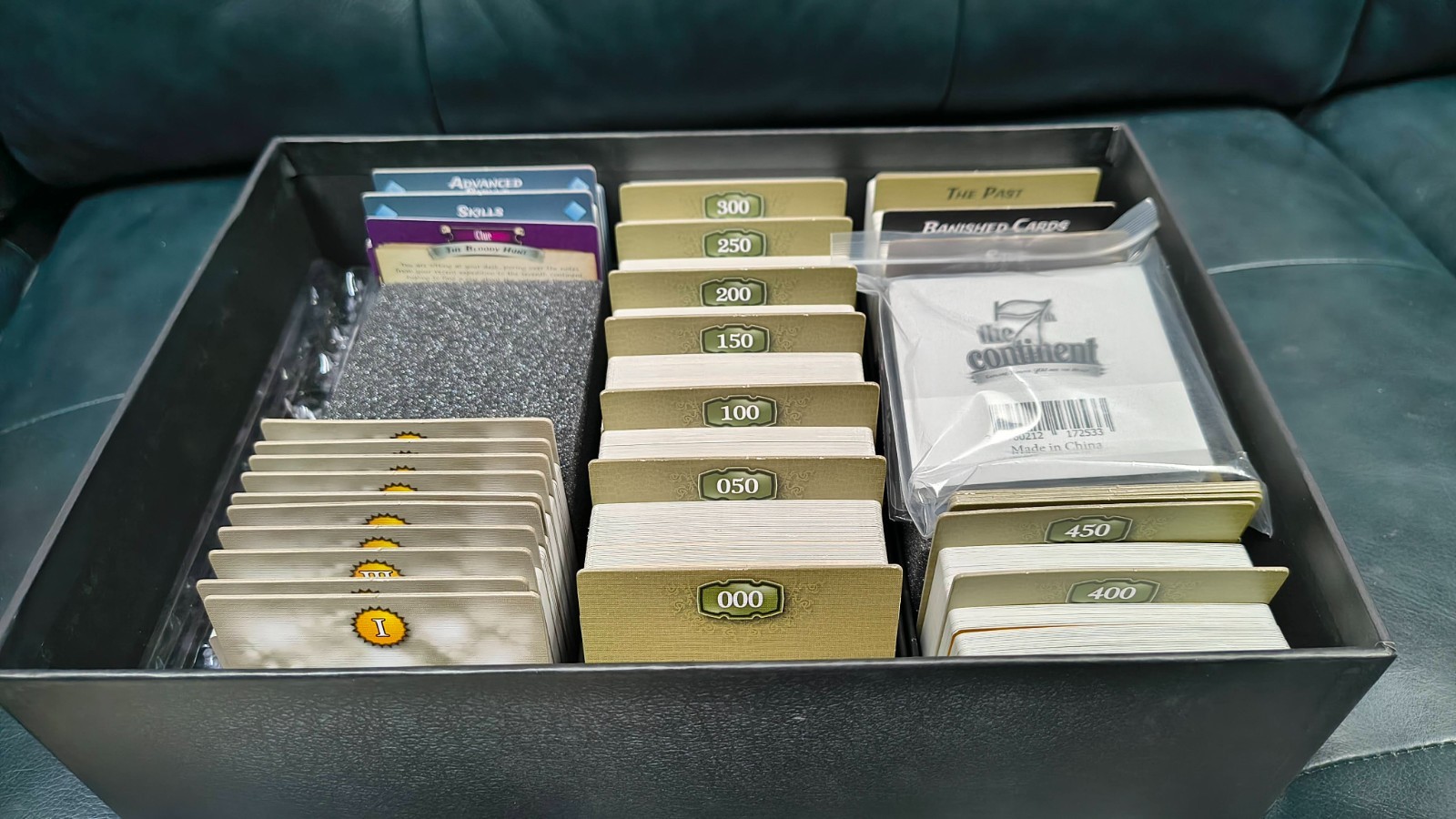 The 7th Continent Board Game + What Goes Up Expansion, Kickstarter Versions