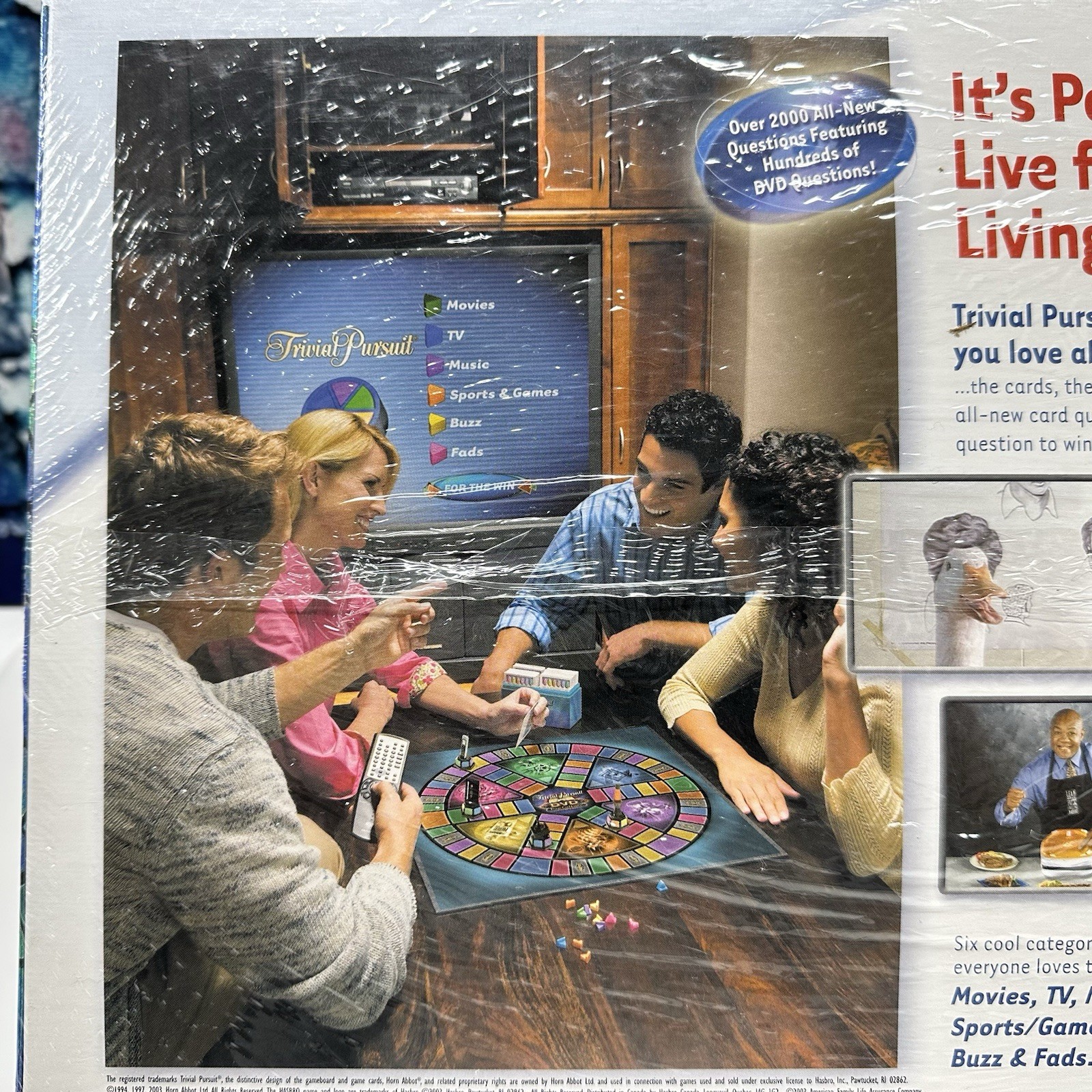 Trivial Pursuit DVD Pop Culture Board Game Adults Party Family Fun Sealed NEW!