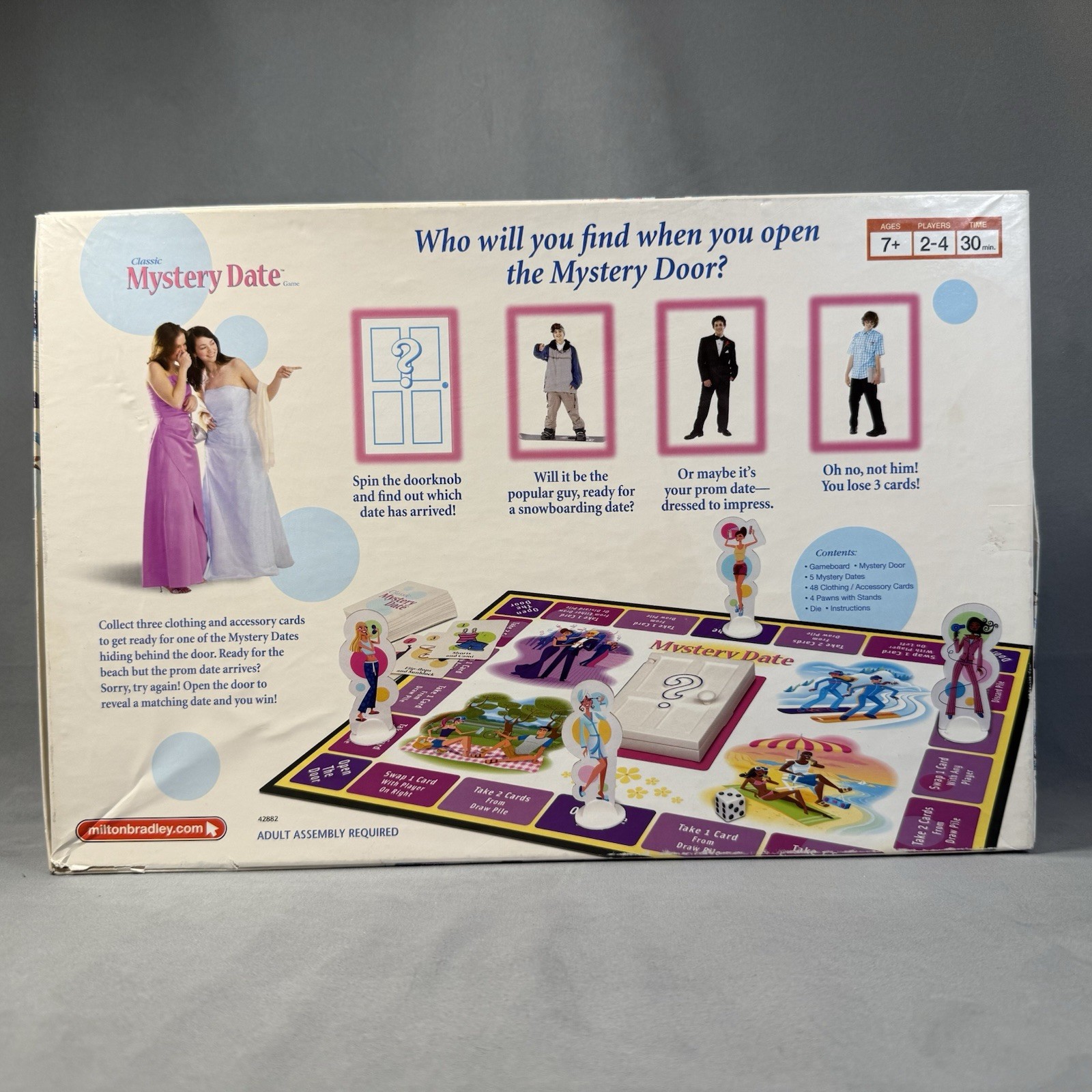 Classic Mystery Date Board Game, Milton Bradley. 100% Complete