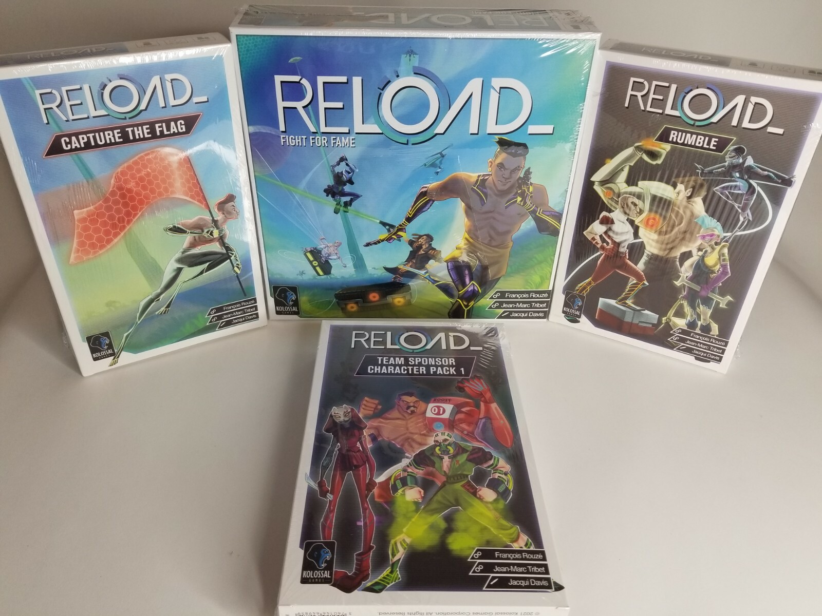 Kolossal Games Reload Kickstarter Super Star Pledge + Add-On SEALED