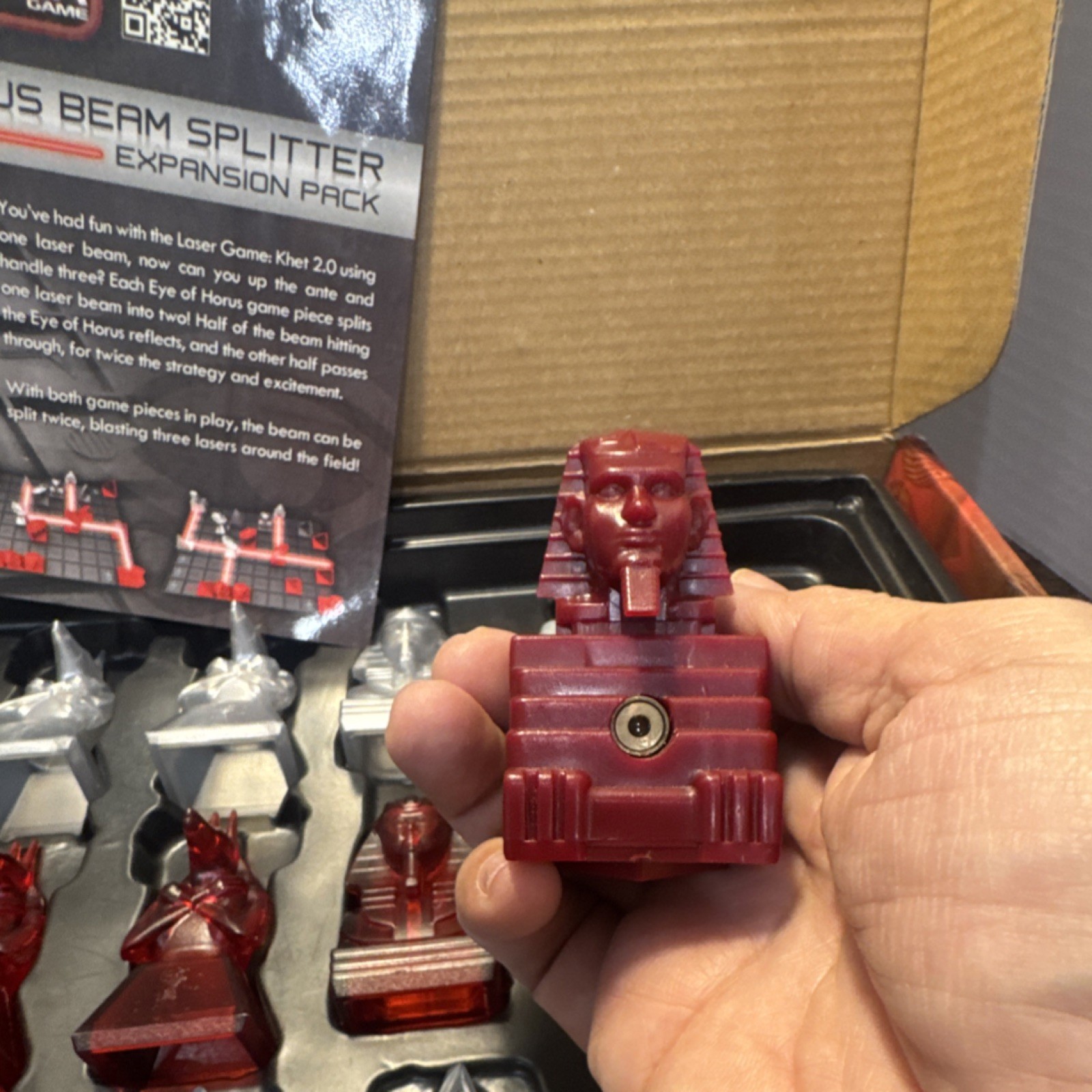 Laser Game Khet 2.0 Board Game Real Lasers Batteries Included Mensa Select Award
