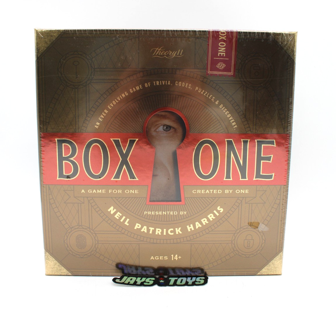 Box ONE by Neil Patrick Harris Board Game Theory11 Factory Sealed