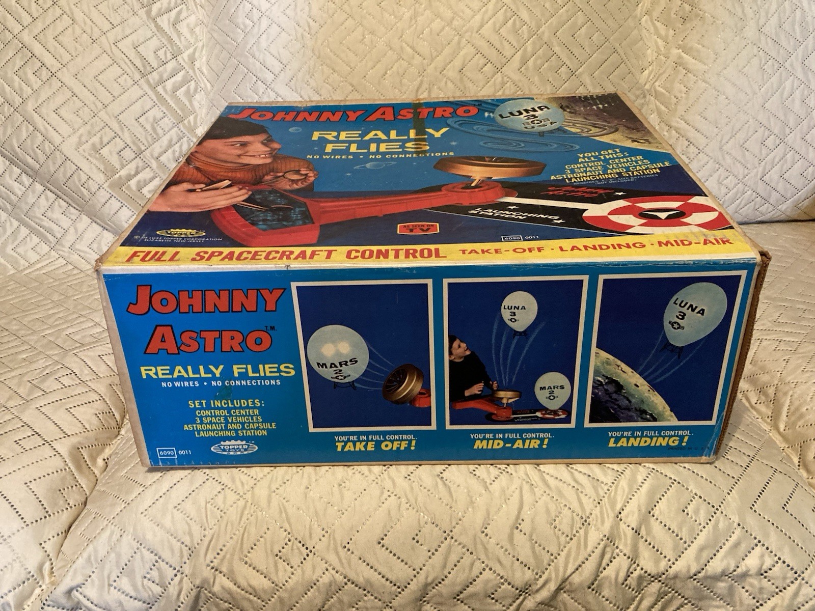 1967 Topper Toys Johnny Astro w/ 2 Original Balloons + Astronaut In Original Box