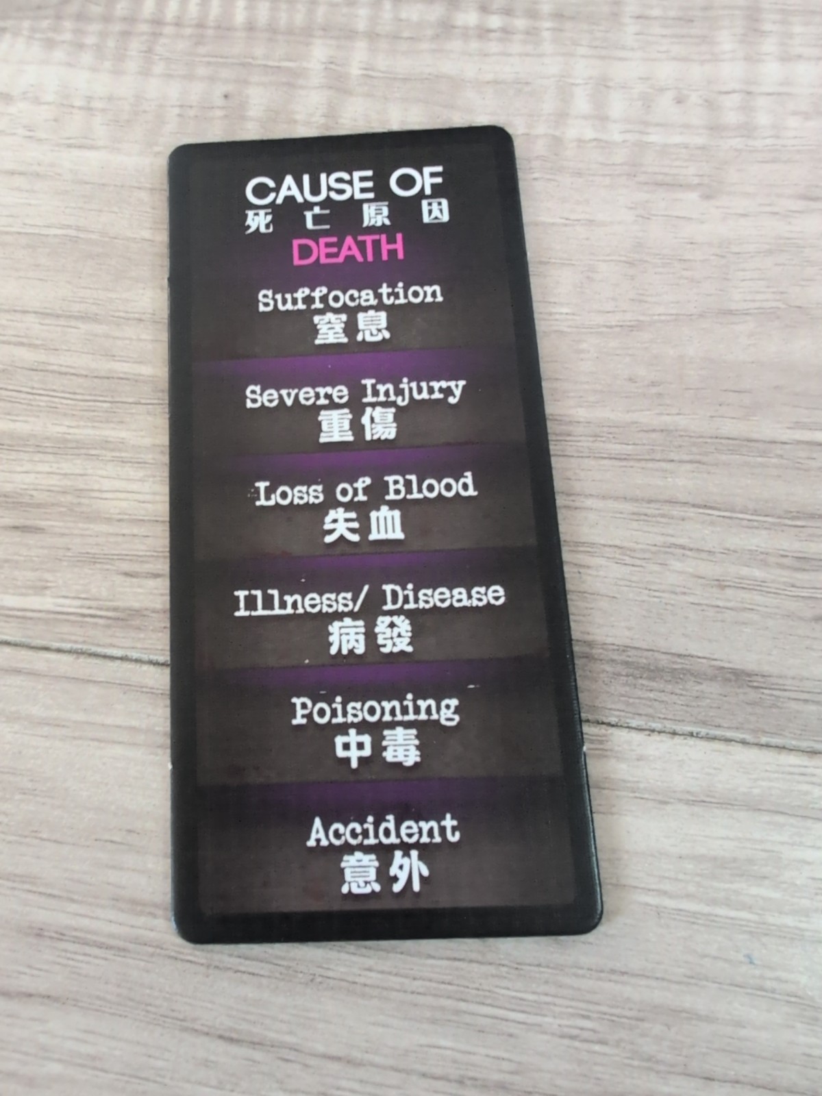 Deception: Murder in Hong Kong Board Game ( Scene Tiles X 32 ) ONLY