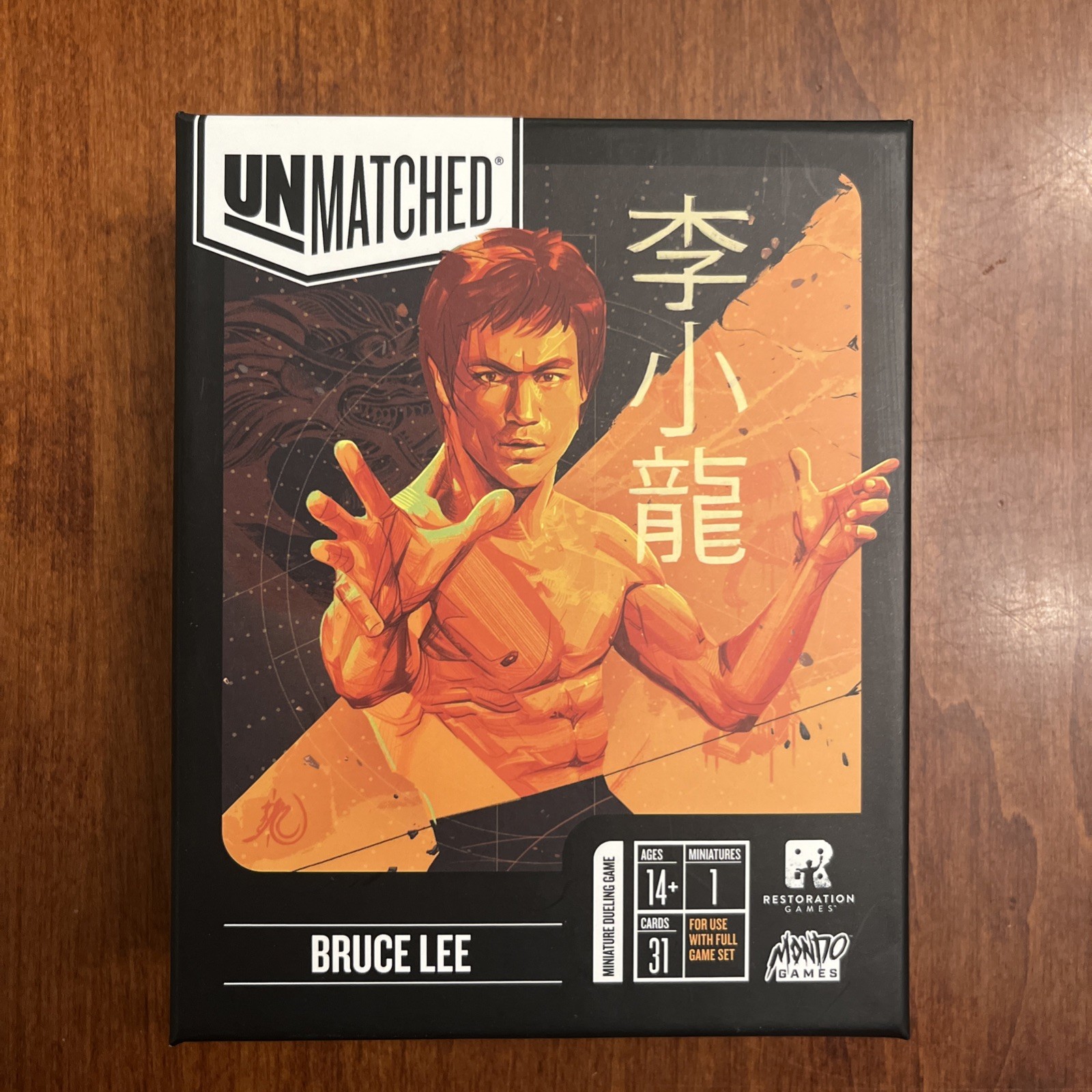 Unmatched BRUCE LEE Expansion Complete, RESTORATION GAMES