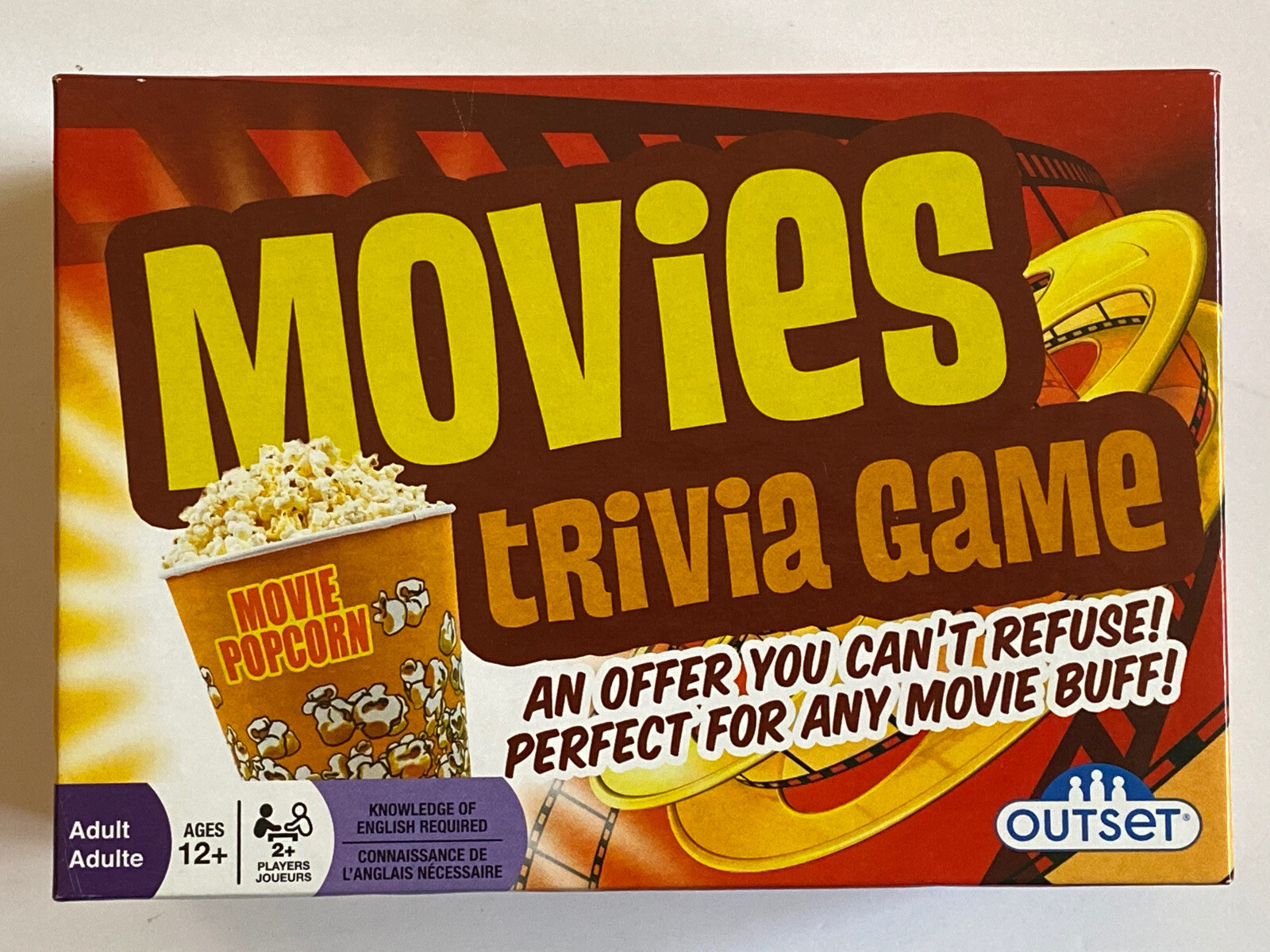 Movies Trivia Game Outset 2018 Open Box Complete
