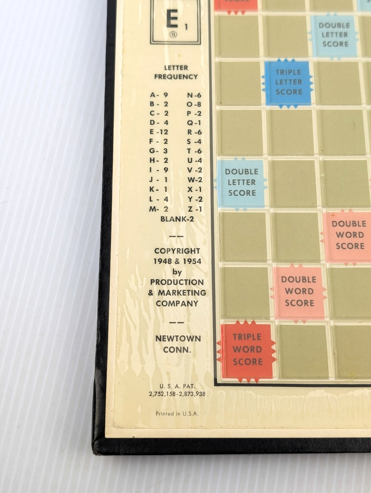 1966 Selchow/Righter DELUXE SCRABBLE Game Turntable 100% COMPLETE