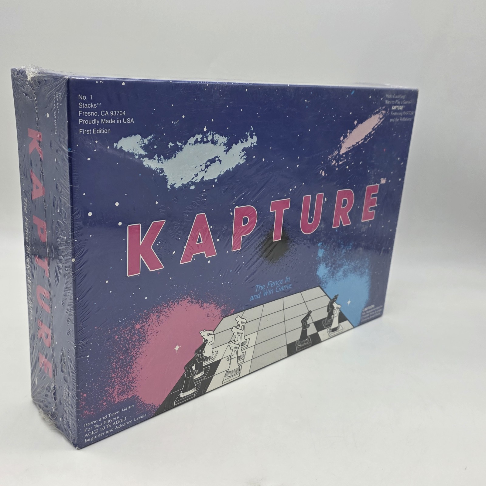 Kapture Board Game Fence In And Win Game First Edition Ages 10 To Adult Sealed