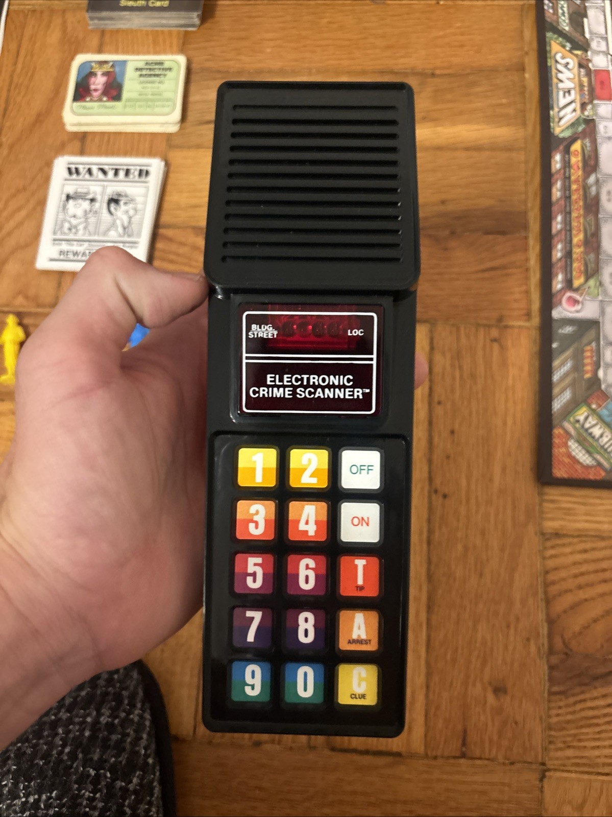 VTG 1979 Stop Thief Electronic Cops And Robbers Board Game 100% Complete WORKS!