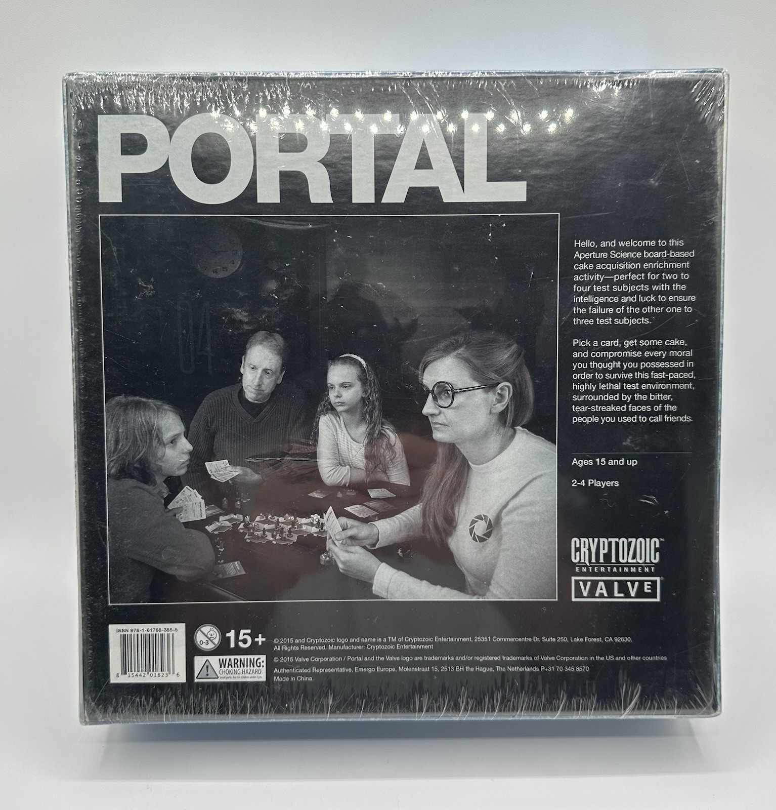 Portal The Uncooperative Cake Acquisition Game 2015 Cryptozoic Valve Complete