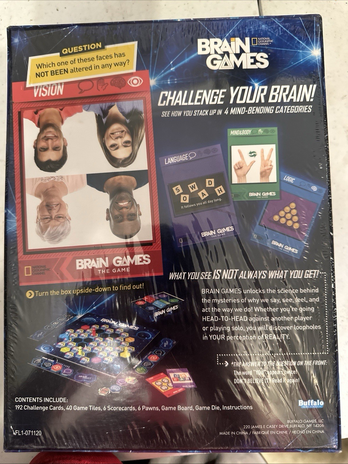 Brain Games-The Game-NEW SEALED Emmy Nominated National Geographic Channel