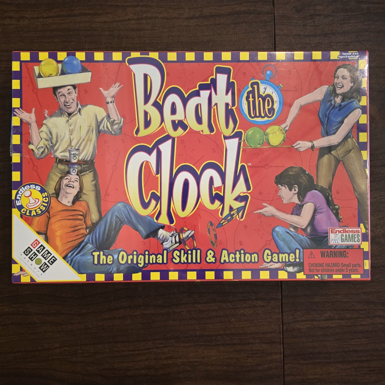 Beat the Clock Board Game by Endless Games Classic Sealed Complete Rare New 1998