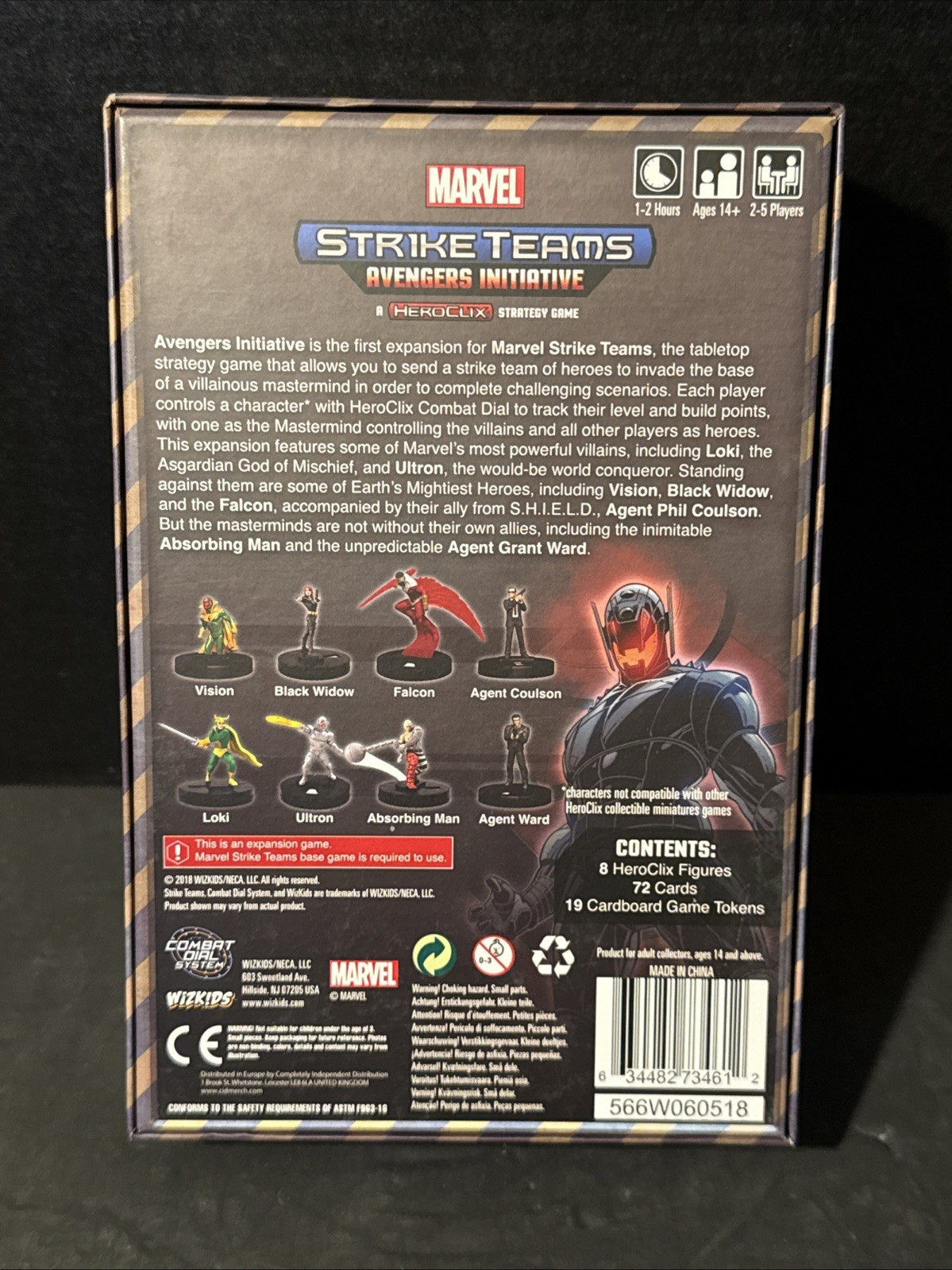 Marvel: Strike Team Avengers Initiative Expansion Great Condition See Pics 8A