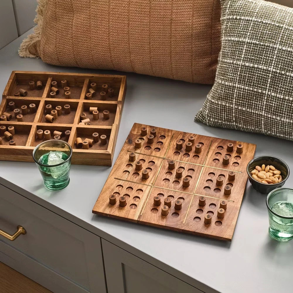 Hearth & Hand with Magnolia Wood and Brass Sudoku
