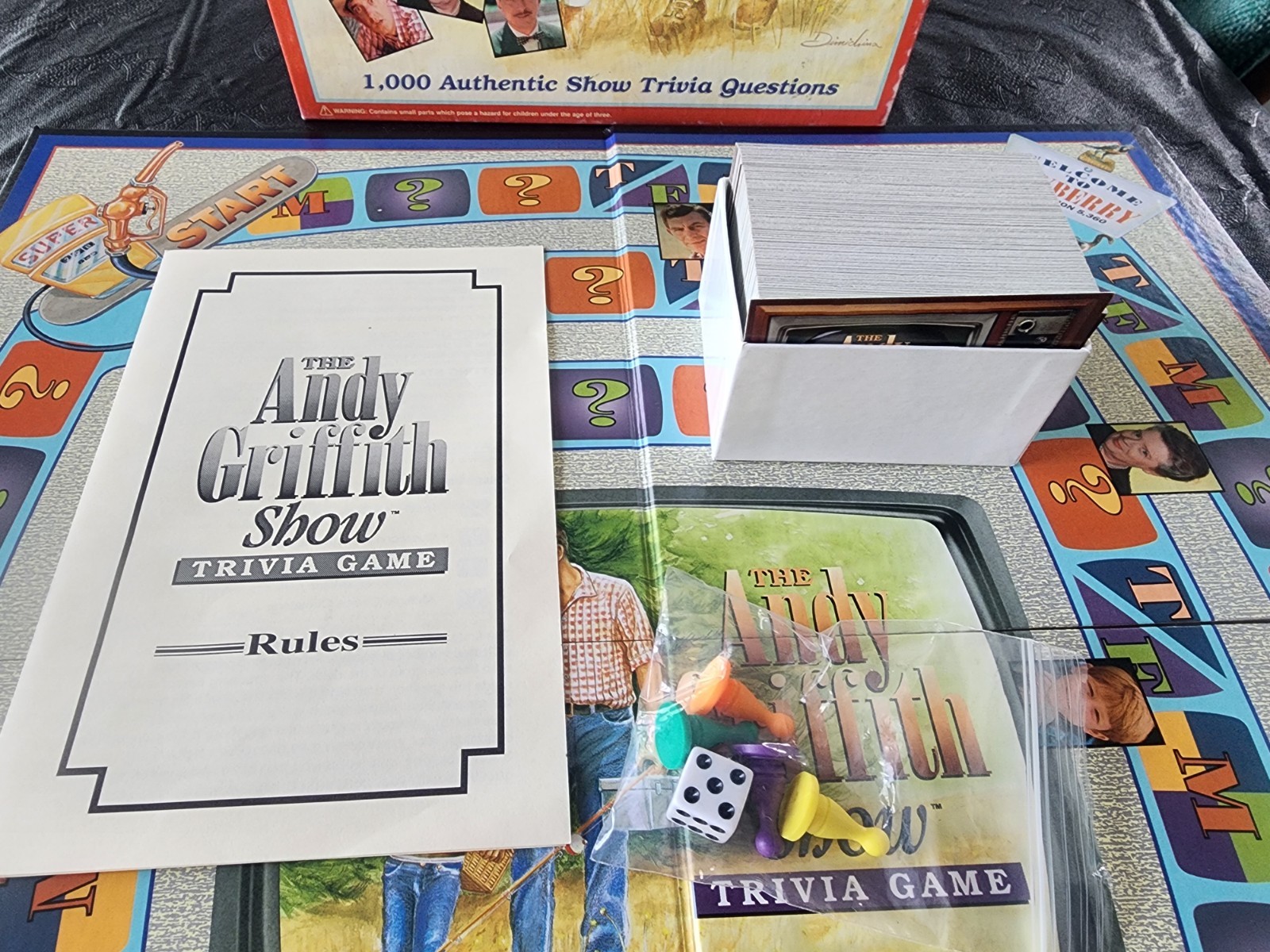 The Andy Griffith Show Trivia Board Game 1998 Mayberry Game Complete By Talicor