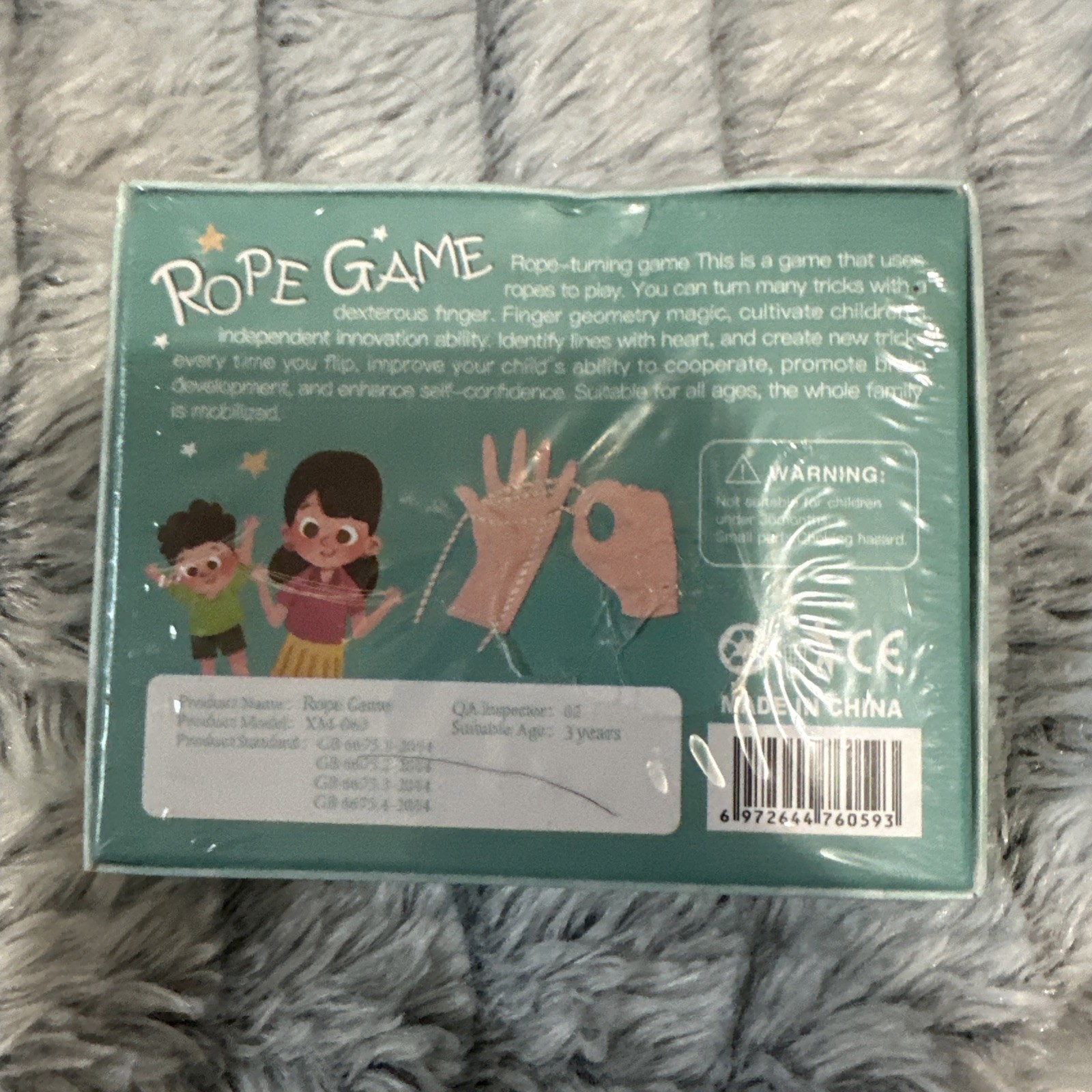 Rope Game, 3+ Years Educational Learning Toy Classic Finger Geometry Magic