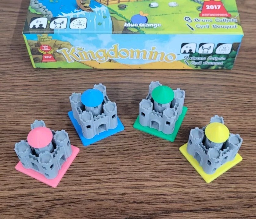 Kingdomino Castles Upgrade- 3d Printed – ANY COLOR