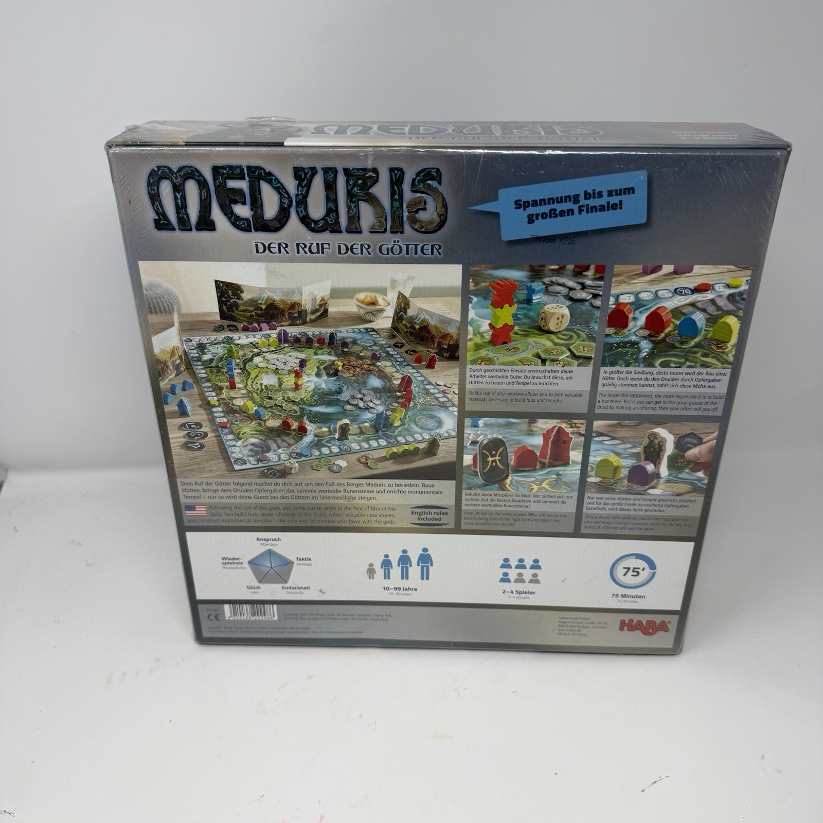 Meduris HABA Board Game – The Call Of The Gods – English rules included (German)