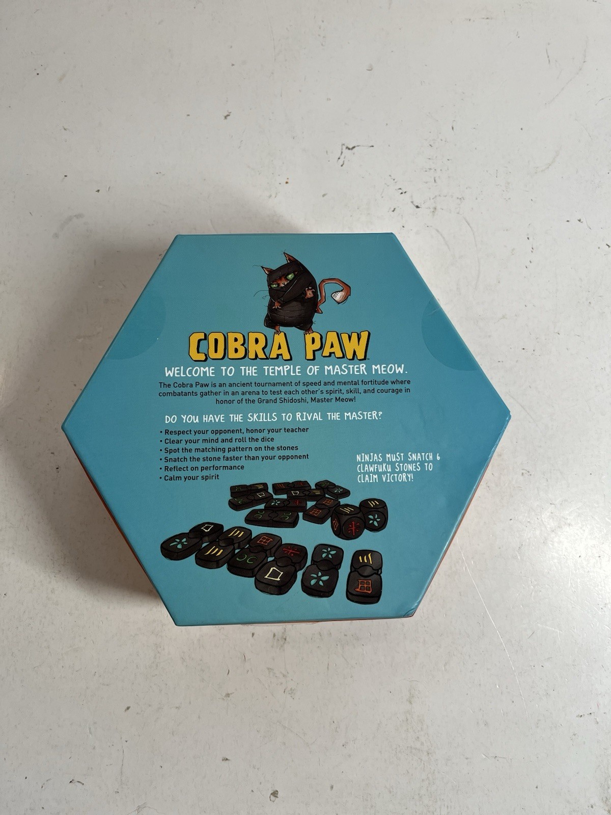COMPLETE Cobra Paw Ninja Tile Game Bananagrams Master Meow Clawfuku Cat Ninja