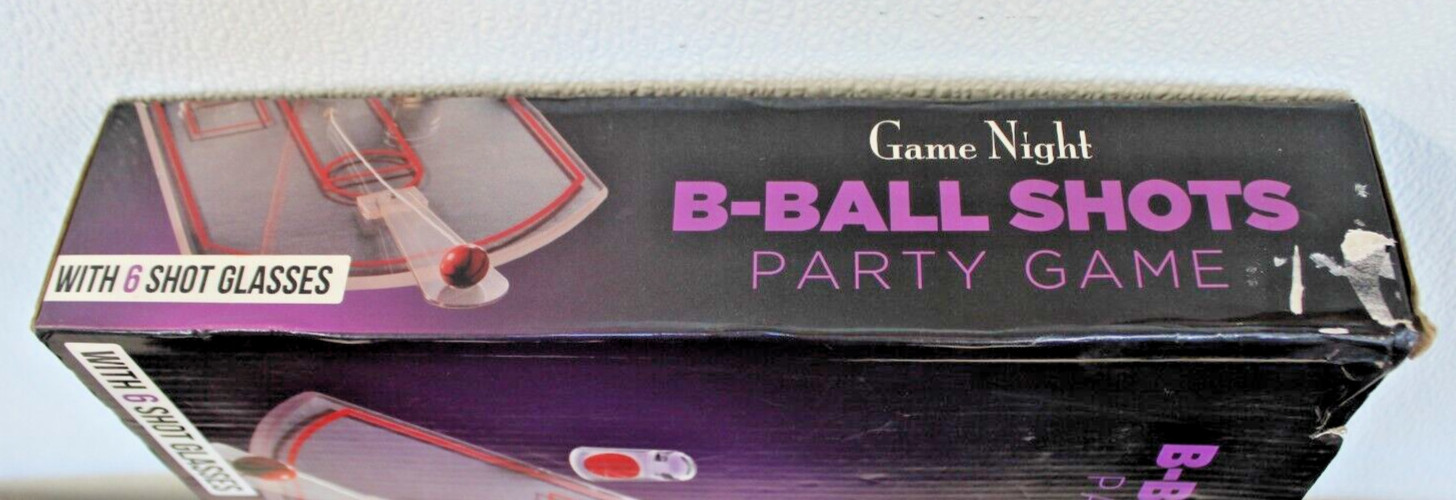 Game Night “B-Ball Shots” Party Game, Drinking Game OPEN BOX